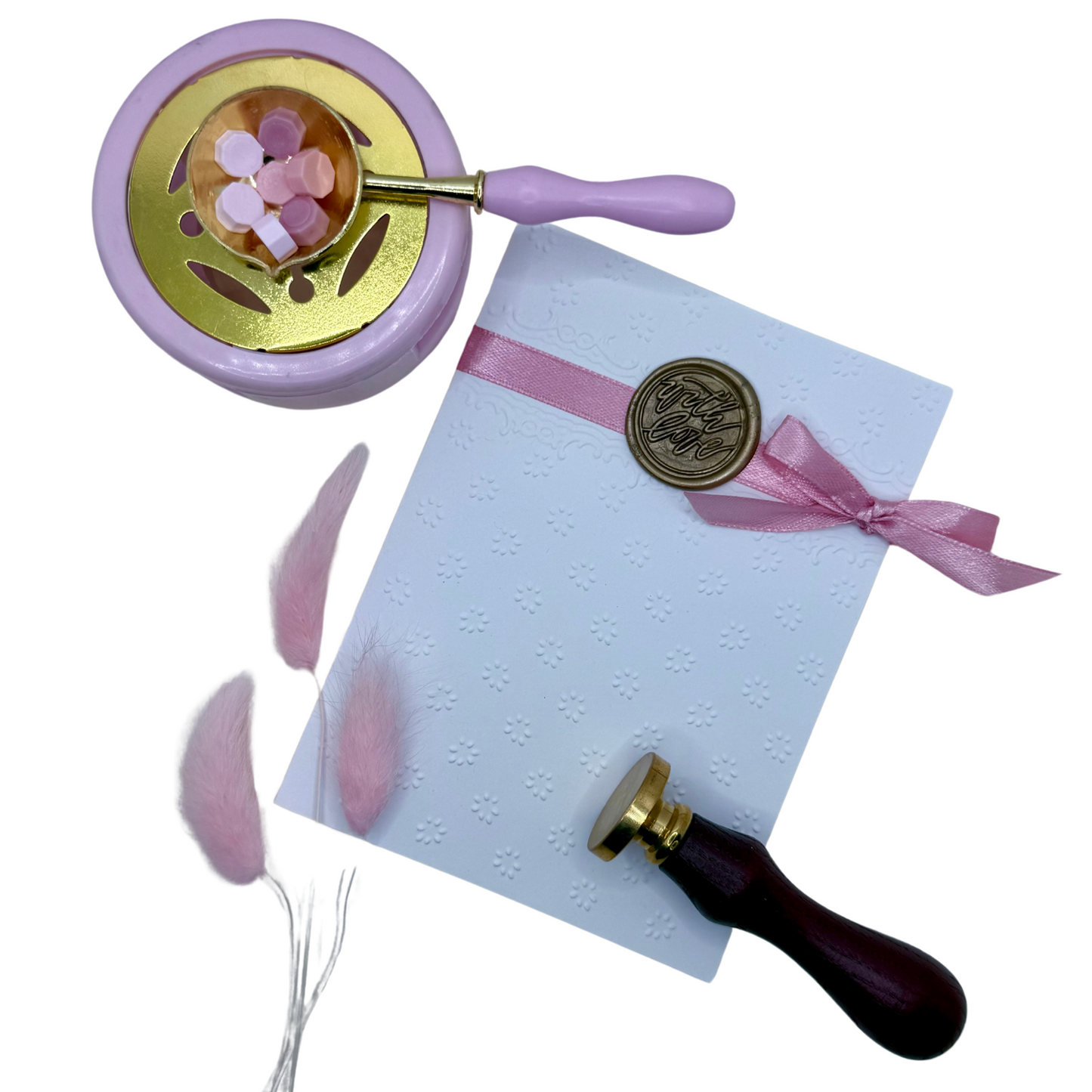 Blush Elegance with love Card, 4 x 6 in.