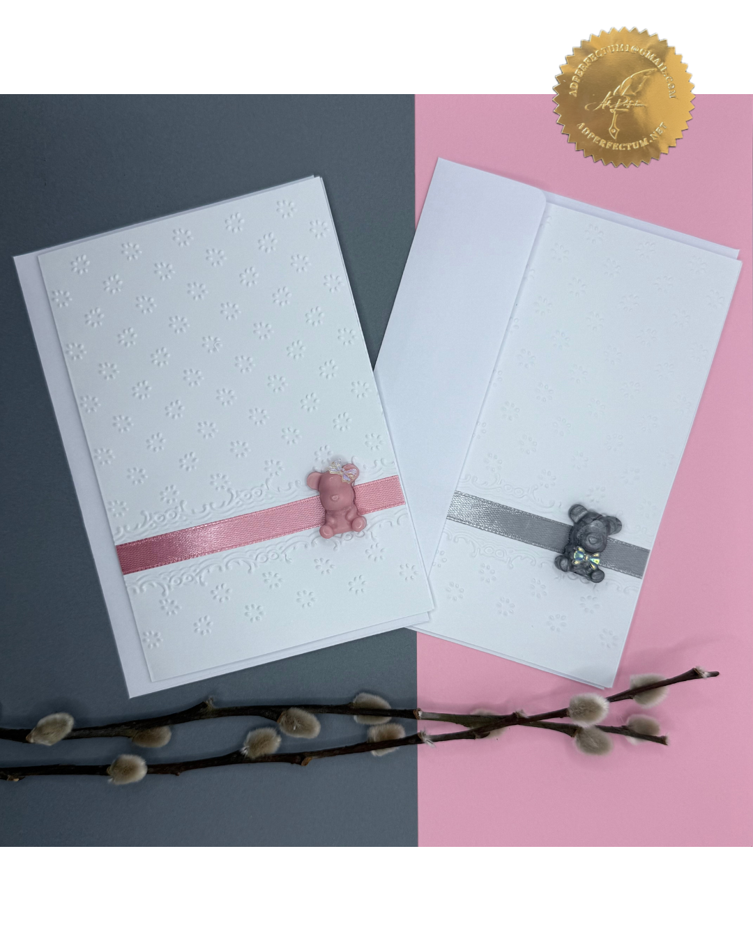 Couple's Card Set 4 x 6 in, (2 cards)
