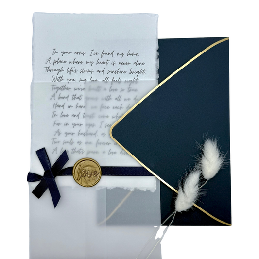 Midnight Whispers personalized letter, 5 x 7 in.