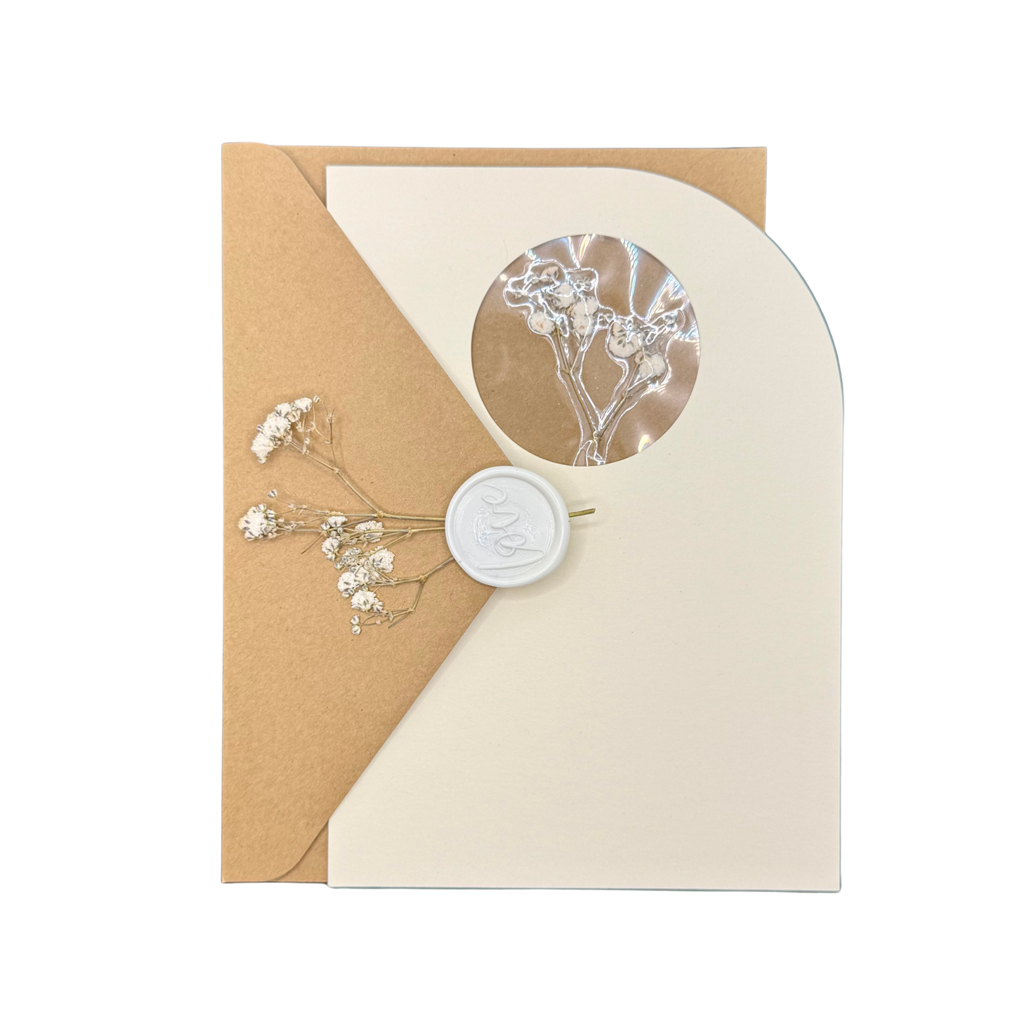 Rustic and Elegant 5 x 7 letter